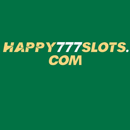 Logo da HAPPY777SLOTS